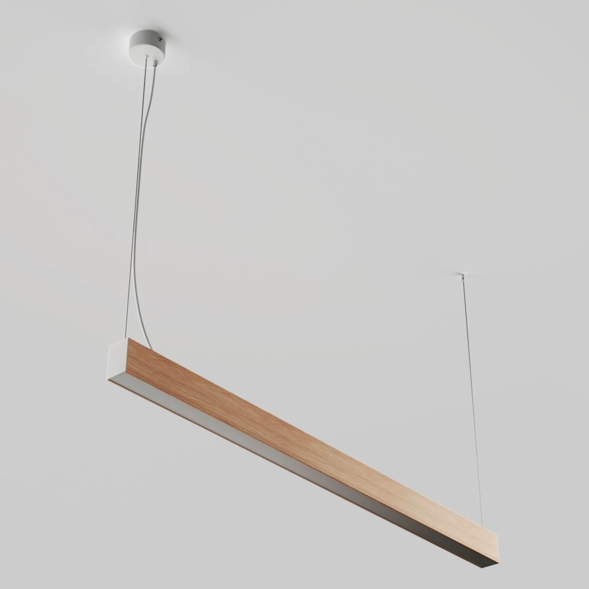 Lámpara lineal LED DOB CCT - 40W - 120cm - 120lm/W - PVC - Suspensión