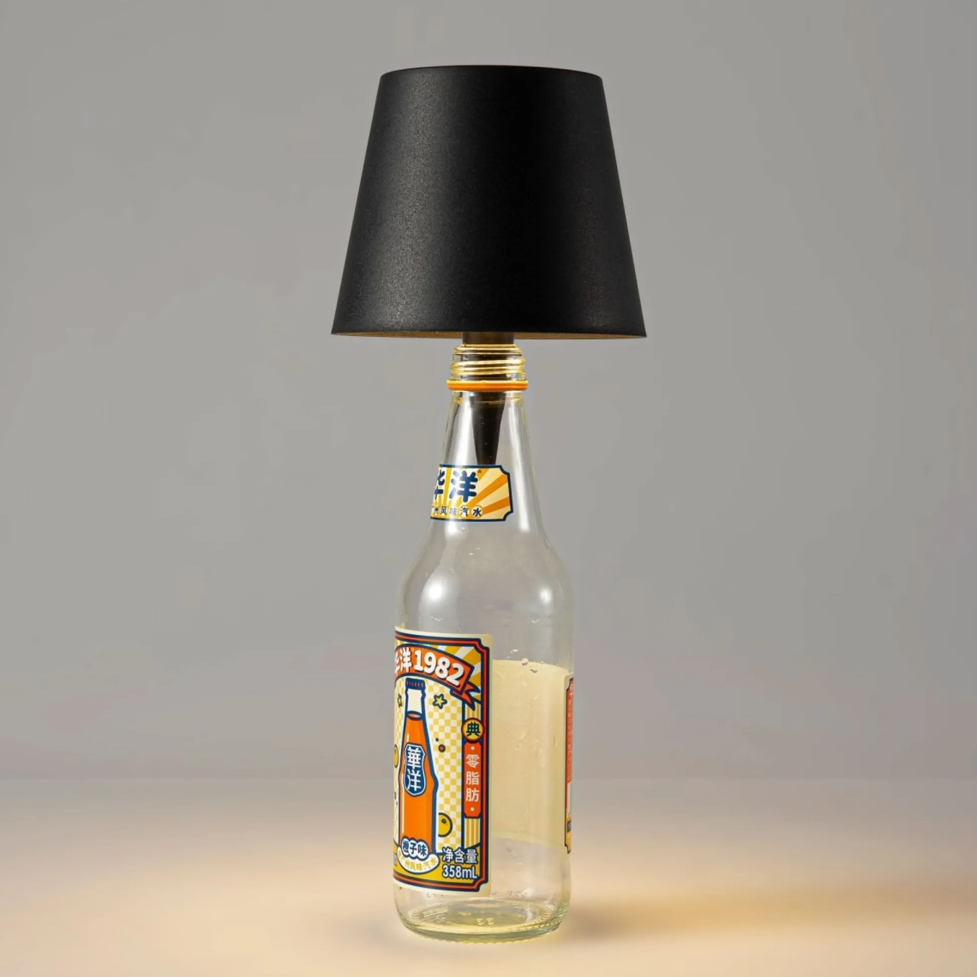 Lámpara para botellas LED CCT portátil - Táctil - Ø105 mm