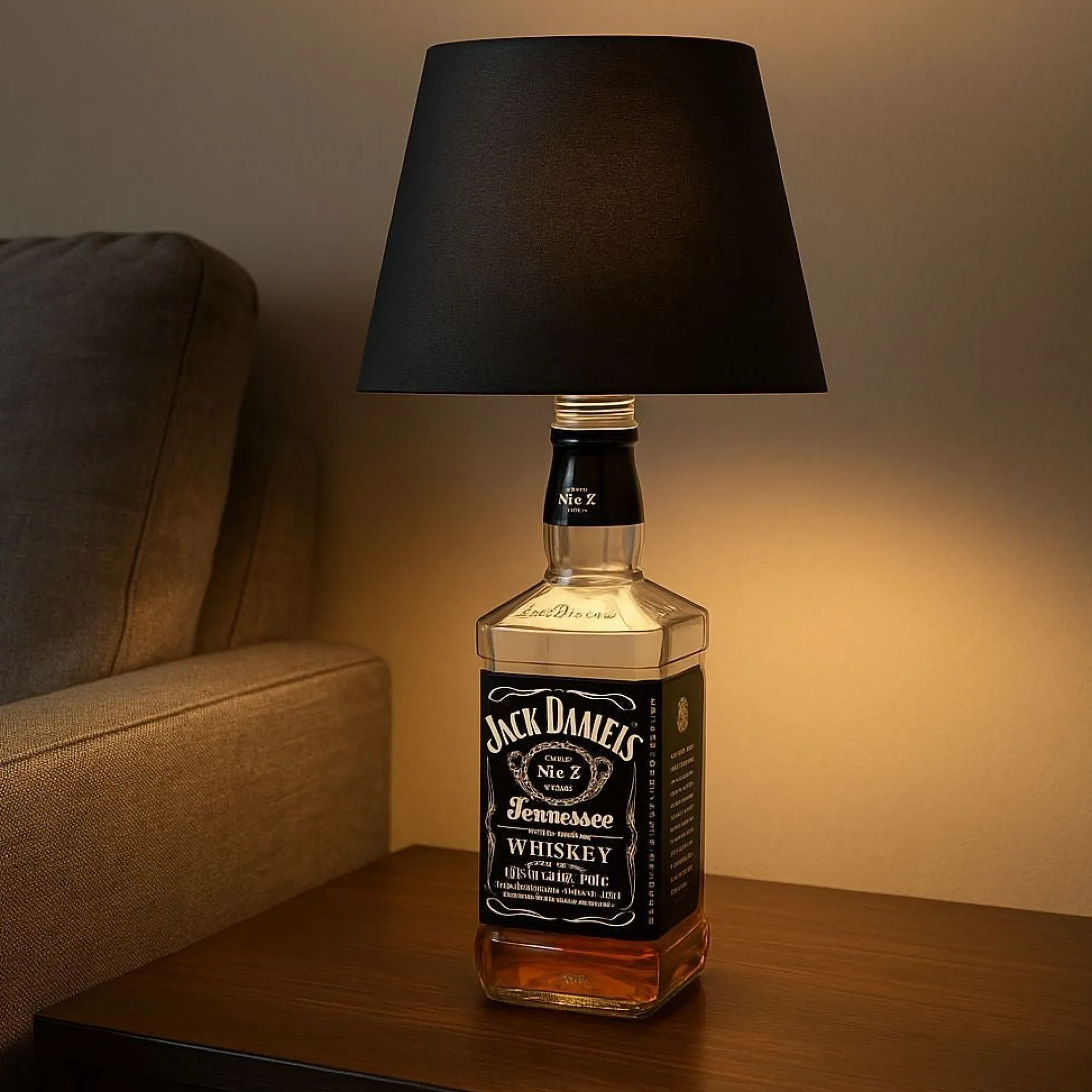 Lámpara para botellas LED CCT portátil - Táctil - Ø105 mm