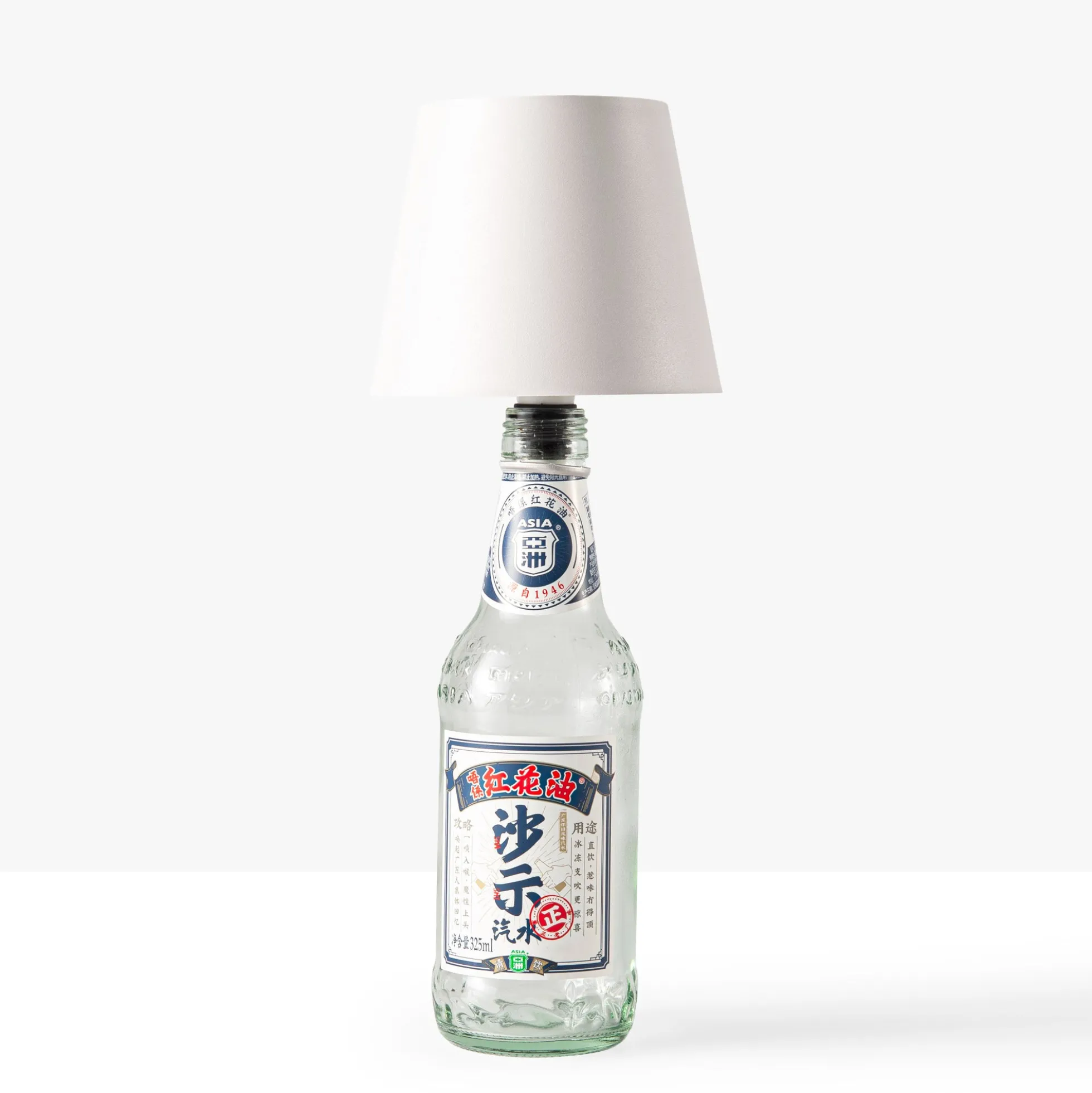 Lámpara para botellas LED CCT portátil - Táctil - Ø105 mm