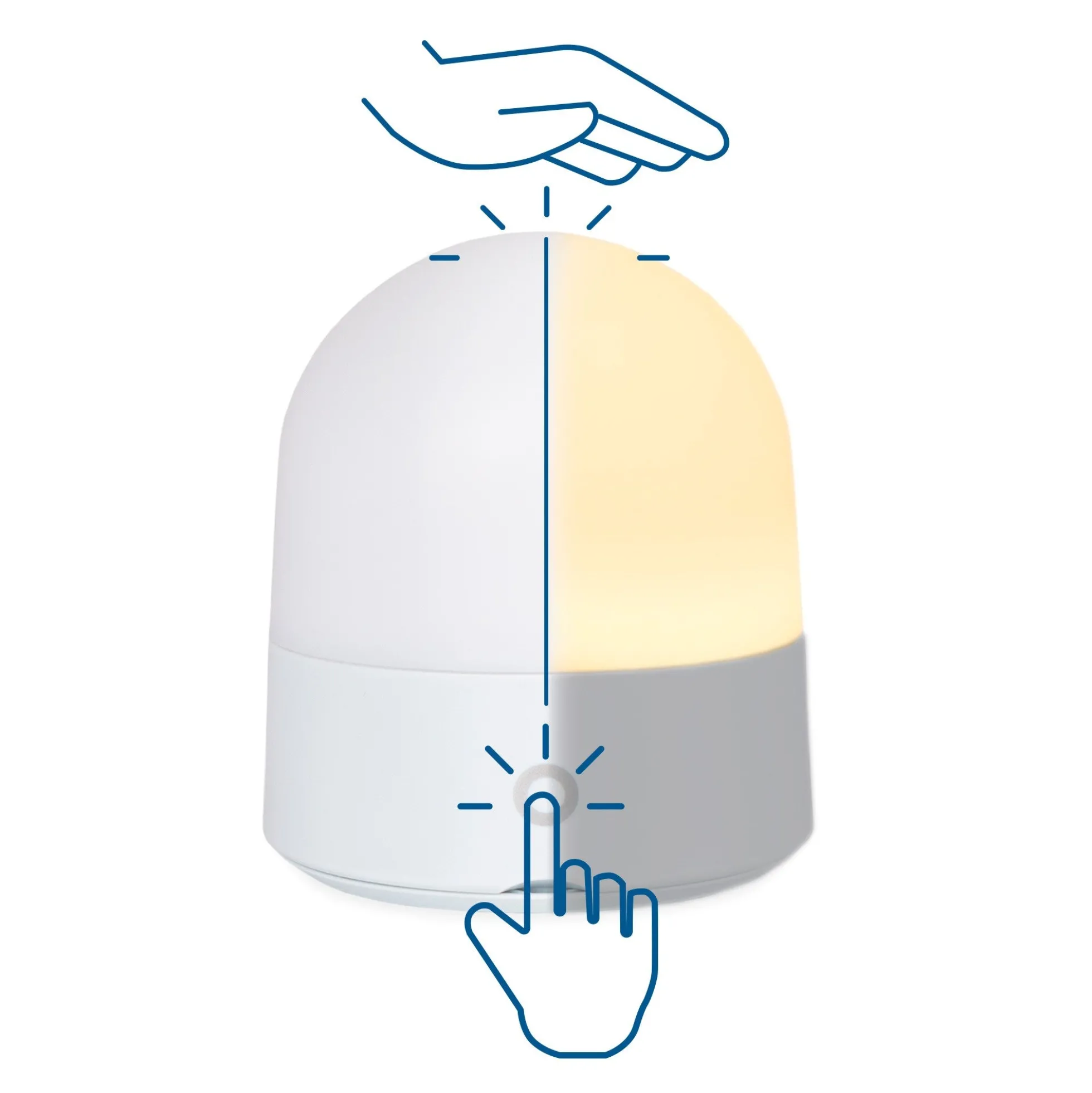 Lámpara portátil LED RGB "Compi" - Táctil - 3W - IP44