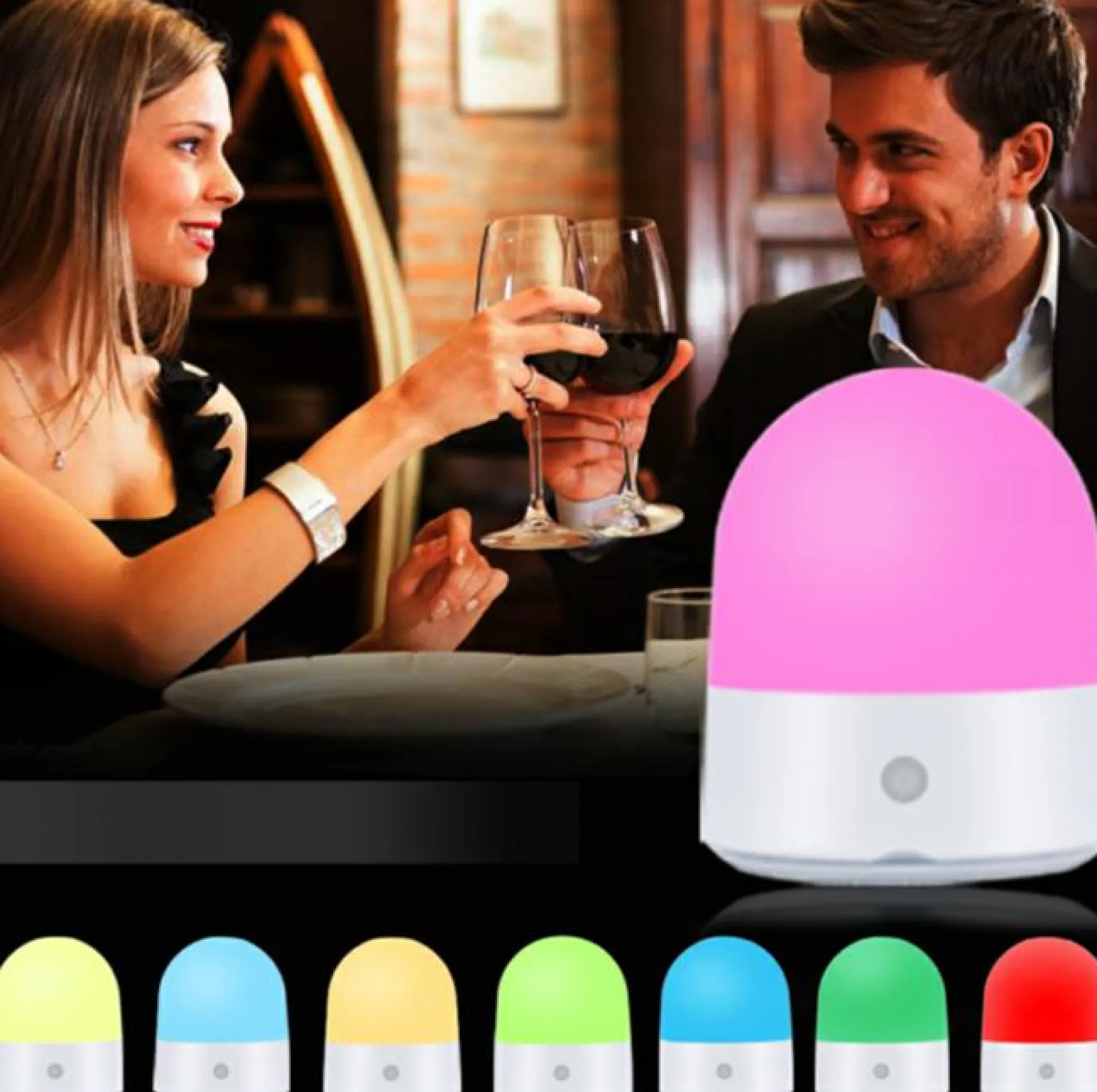 Lámpara portátil LED RGB "Compi" - Táctil - 3W - IP44