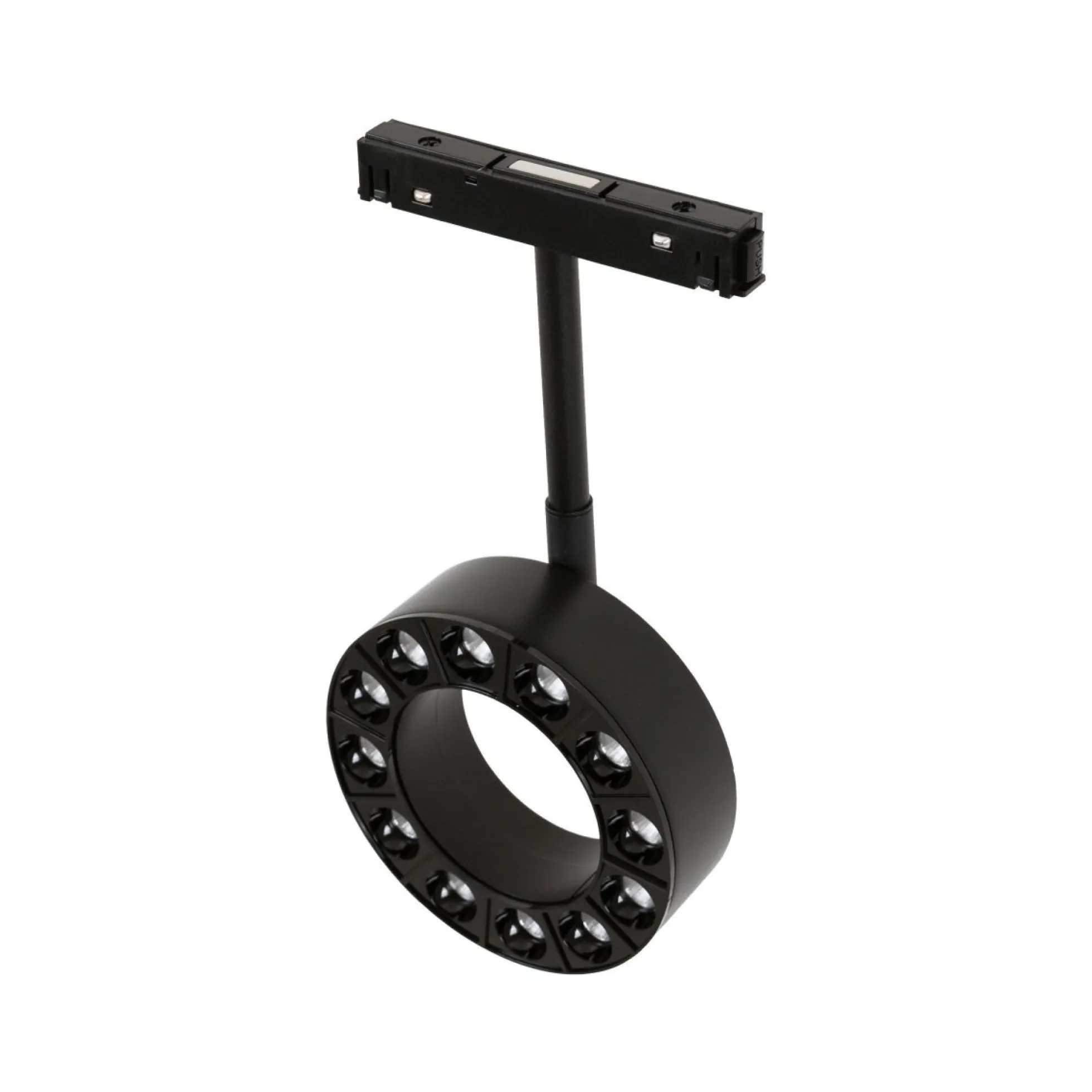 Luminaria circular LED para carril magnético 48V - Ø11,5cm - 12W - CRI90 - UGR18 - OSRAM