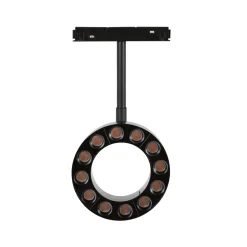 Luminaria circular LED para carril magnético 48V - Ø11,5cm - 12W - CRI90 - UGR18 - OSRAM