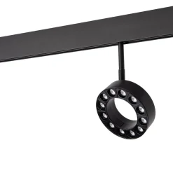 Luminaria circular LED para carril magnético 48V - Ø11,5cm - 12W - CRI90 - UGR18 - OSRAM