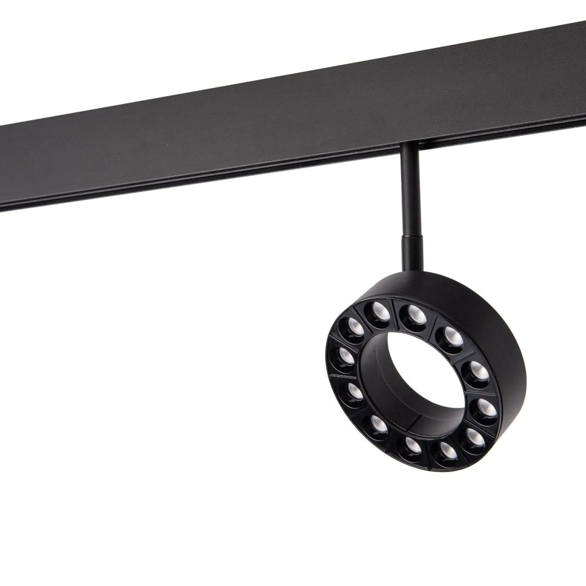 Luminaria circular LED para carril magnético 48V - Ø11,5cm - 12W - CRI90 - UGR18 - OSRAM