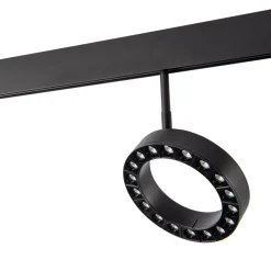 Luminaria circular LED para carril magnético 48V - Ø16cm - 18W - CRI90 - UGR18 - OSRAM