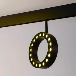 Luminaria circular LED para carril magnético 48V - Ø16cm - 18W - CRI90 - UGR18 - OSRAM
