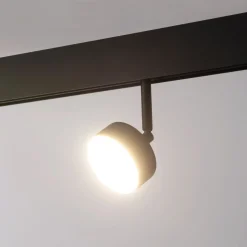 Luminaria circular LED para carril magnético 48V - 9W - Ø7.5cm - CRI90 - Chip OSRAM