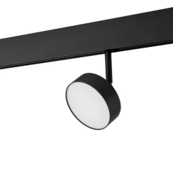 Luminaria circular LED para carril magnético 48V - Ø9.5cm - 12W - CRI90 - OSRAM