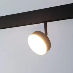 Luminaria circular LED para carril magnético 48V - Ø9.5cm - 12W - CRI90 - OSRAM