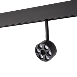 Luminaria circular LED para carril magnético 48V - Ø7cm - 6W - CRI90 - UGR18 - OSRAM