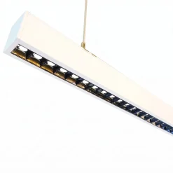 Luminaria  colgante lineal LED 30W 120cm 2750lm de bajo UGR16