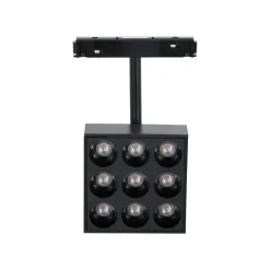 Luminaria cuadrada LED para carril magnético 48V - 9W - CRI90 - UGR18 - OSRAM