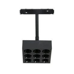 Luminaria cuadrada LED para carril magnético 48V - 9W - CRI90 - UGR18 - OSRAM