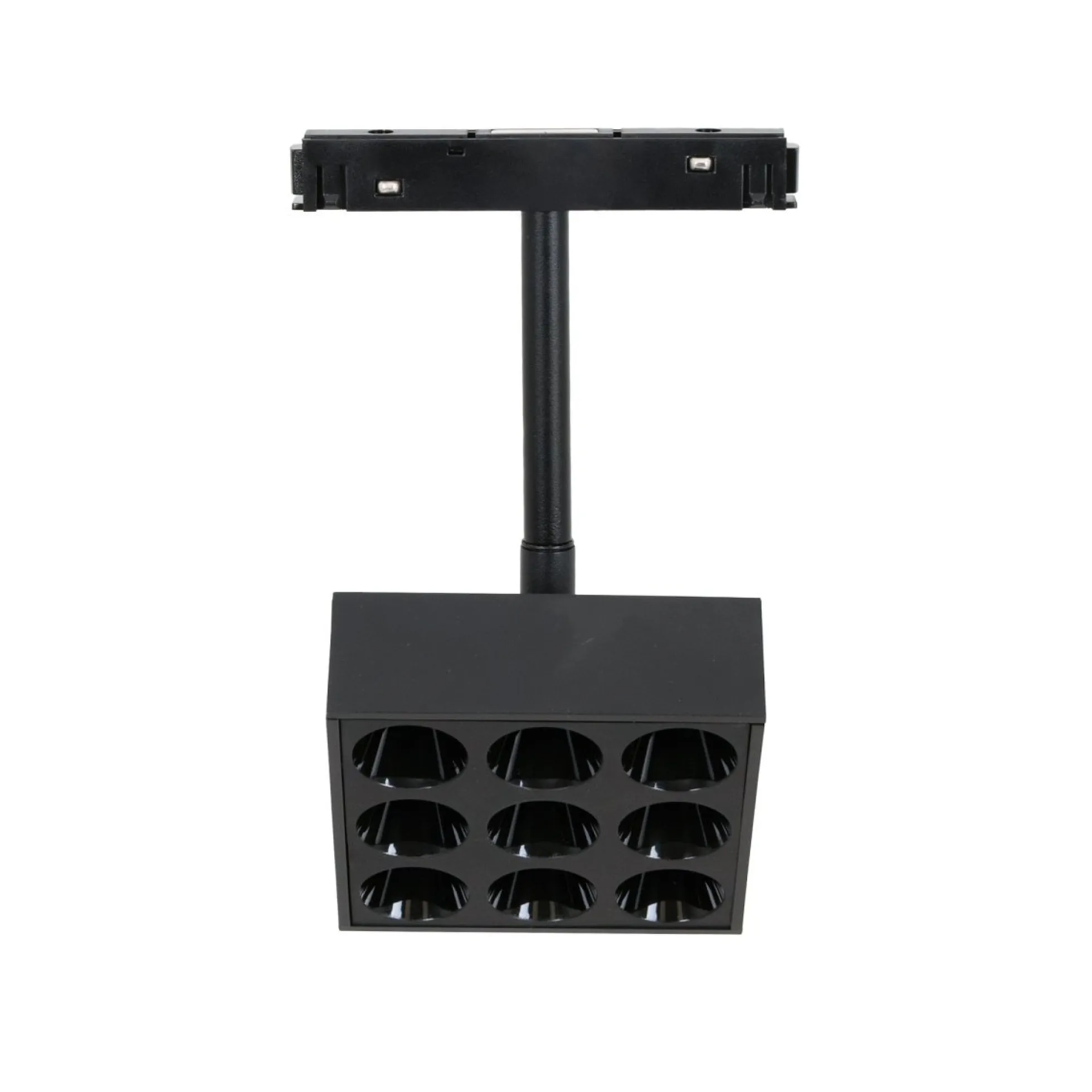 Luminaria cuadrada LED para carril magnético 48V - 9W - CRI90 - UGR18 - OSRAM