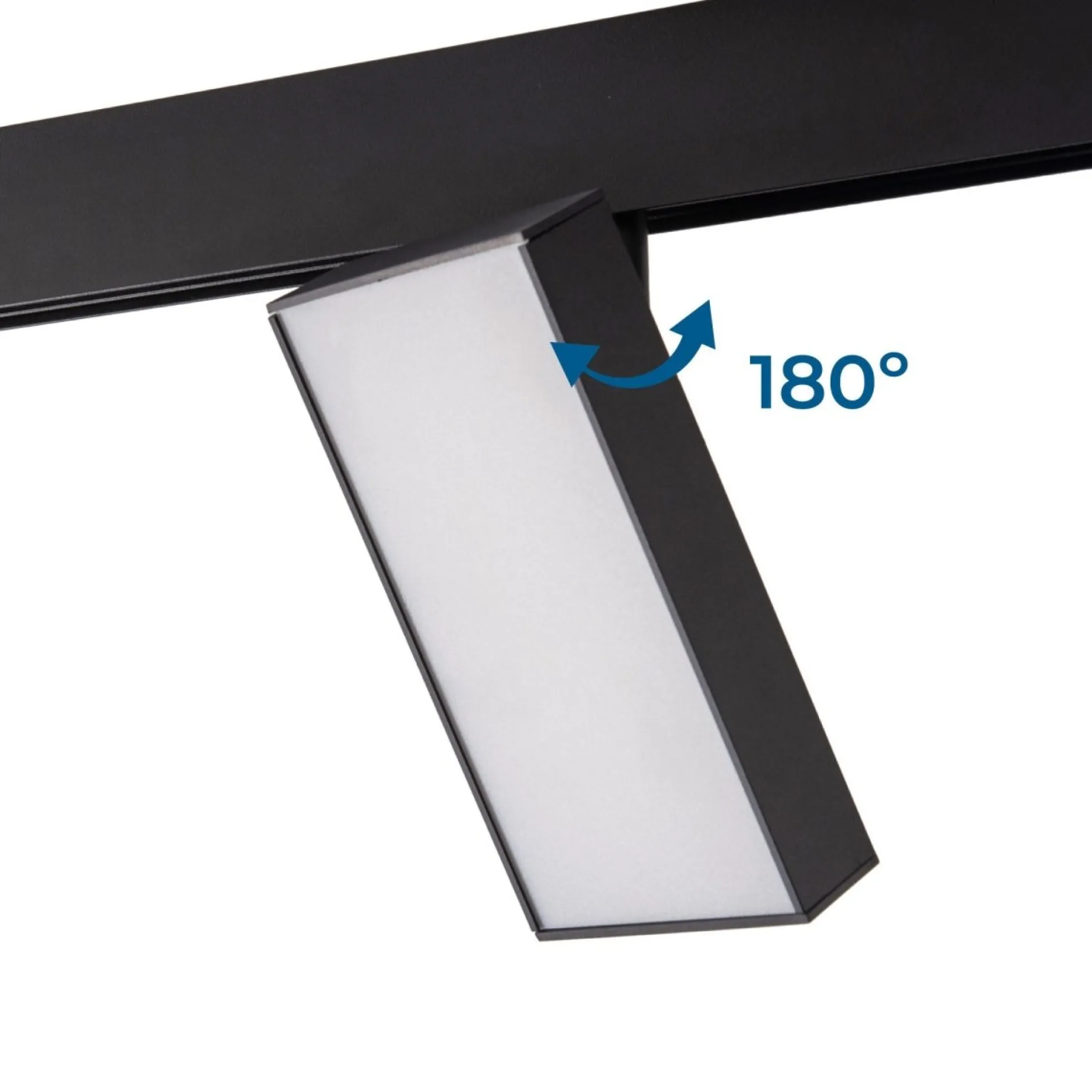 Luminaria cuadrada LED para carril magnético 48V - 18W - CRI90 - OSRAM