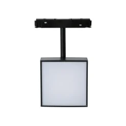 Luminaria cuadrada LED para carril magnético 48V - 9W - CRI90 - Chip OSRAM