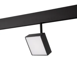 Luminaria cuadrada LED para carril magnético 48V - 9W - CRI90 - Chip OSRAM