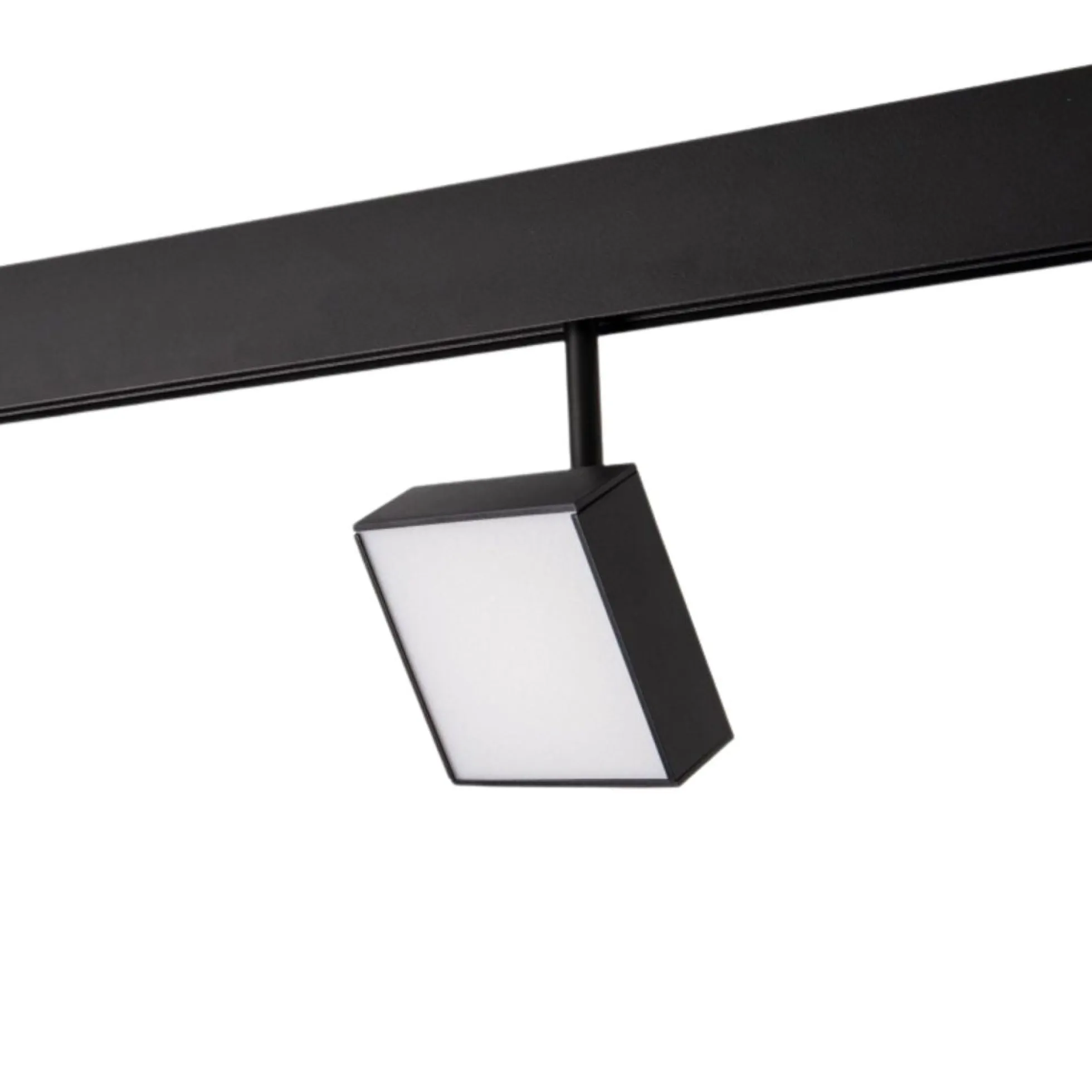 Luminaria cuadrada LED para carril magnético 48V - 9W - CRI90 - Chip OSRAM