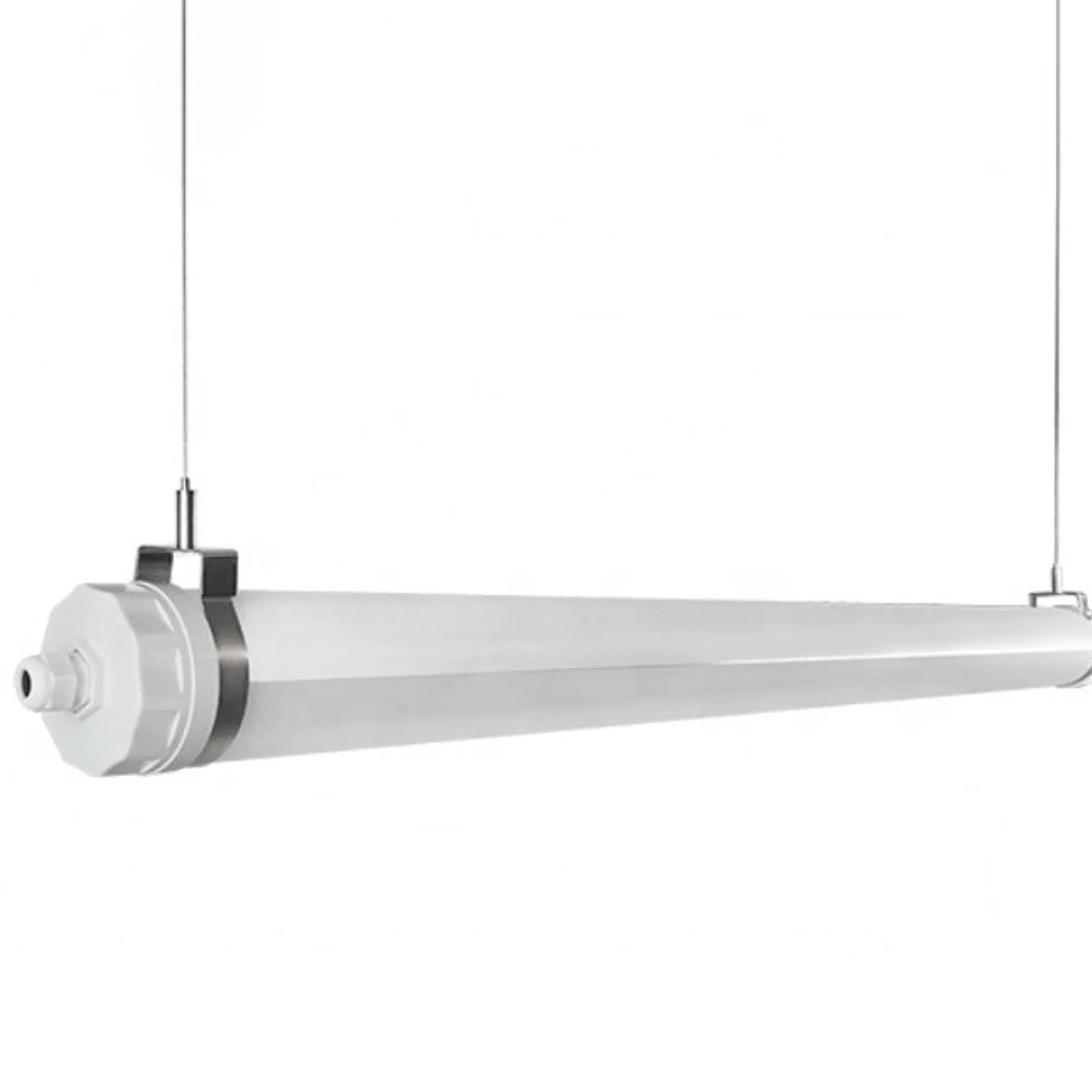 Luminaria estanca tubular para uso industrial - 120cm - 30W - IP65 - IK10
