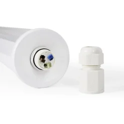 Luminaria estanca tubular para uso industrial - 150cm - 50W - 6900lm - IP65 - IK10