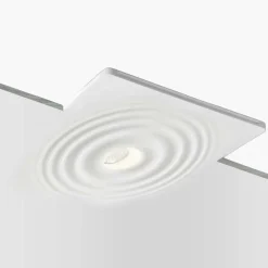 Luminaria integrable de escayola con efecto onda trimless / integración  - 30x30cm - GU10