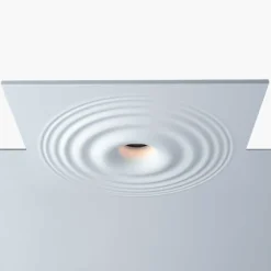 Luminaria integrable de escayola con efecto onda trimless / integración  - 30x30cm - GU10
