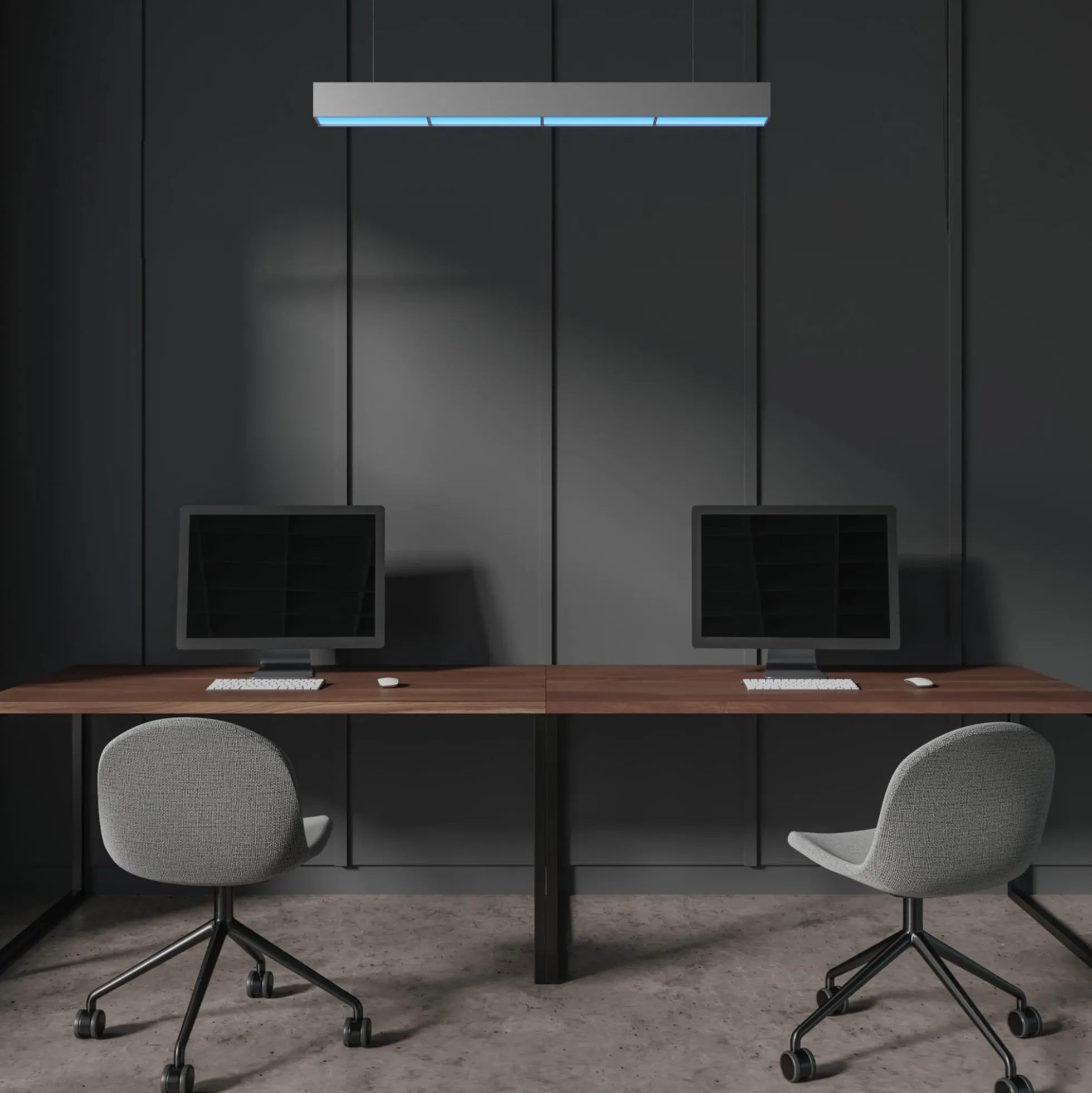 Luminaria lineal colgante "Blue Skylight" SMART - CCT - Efecto cielo - 48W - UGR16