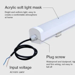 Luminaria lineal estanca RGB + CCT - 18W - RF/WiFi - 100cm - IP66 - Mi-Light