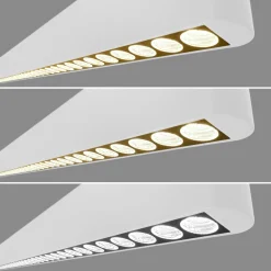 Luminaria lineal LED CCT - Bidireccional - Suspensión - Potencia ajustable 20W/30W/40W - 120cm - UGR 17