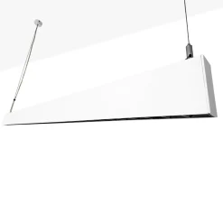 Luminaria lineal LED CCT - Suspensión/superficie - Potencia ajustable 20W/30W/40W - 120cm - UGR 17