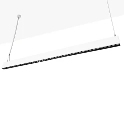 Luminaria lineal LED CCT - Suspensión/superficie - Potencia ajustable 20W/30W/40W - 120cm - UGR 17