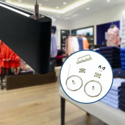 Luminaria lineal LED CCT - Suspensión - Potencia ajustable 20W/30W/40W - 120cm - UGR 17