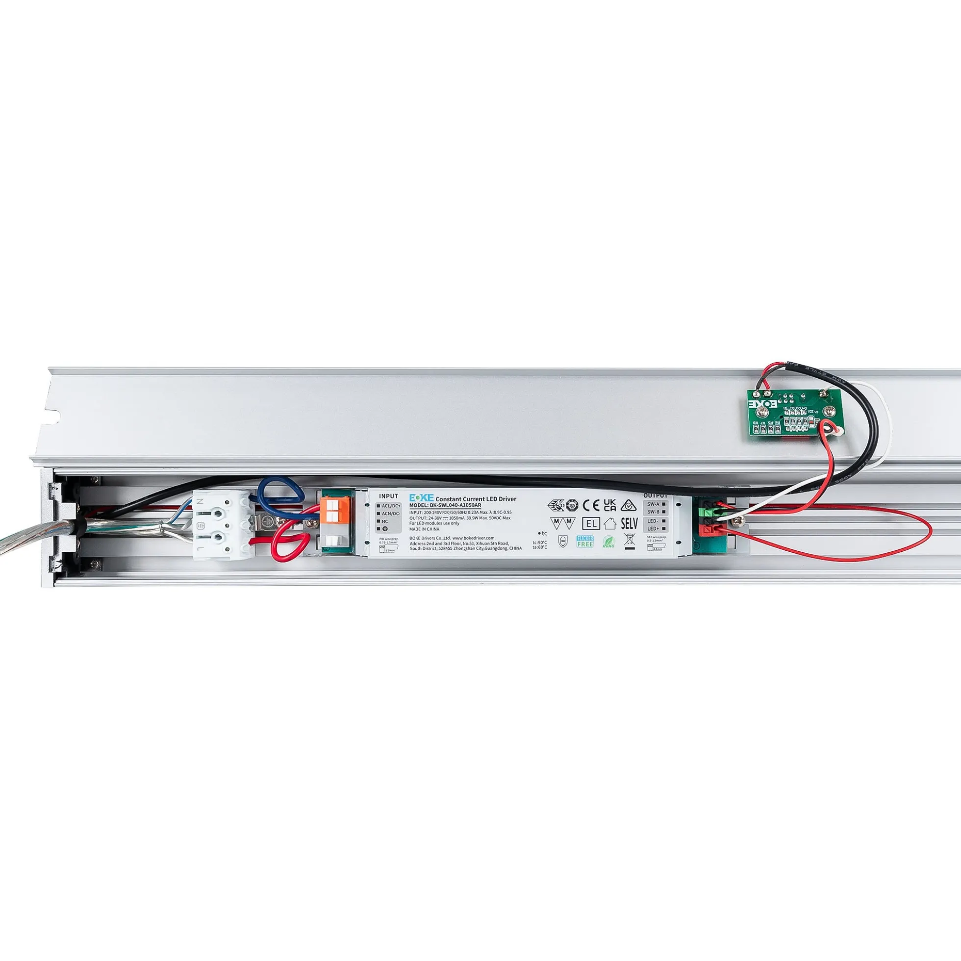 Luminaria lineal LED CCT - 40W - Suspensión / superficie - Potencia ajustable - 120cm