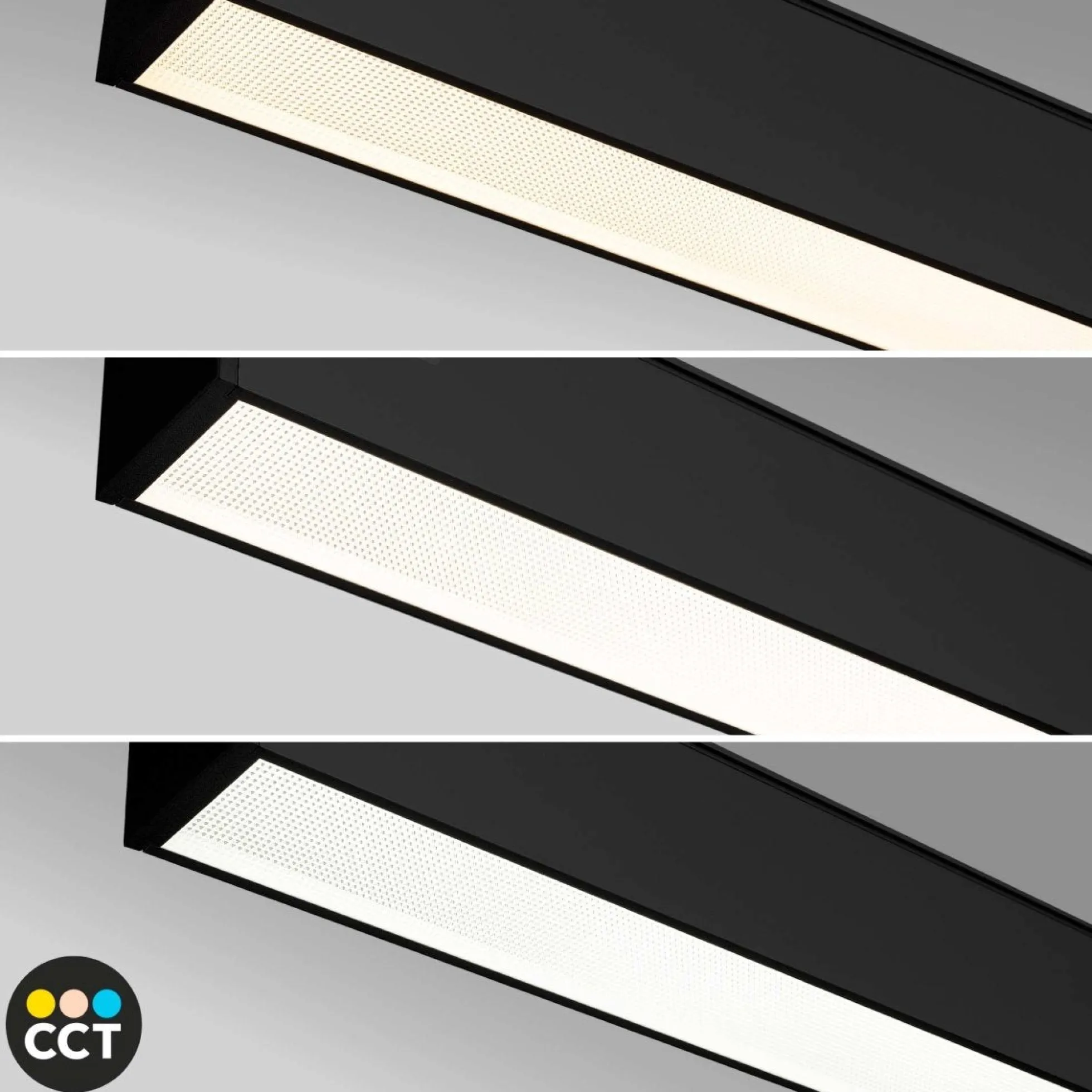 Luminaria lineal LED CCT - 40W - Suspensión / superficie - Potencia ajustable - 120cm