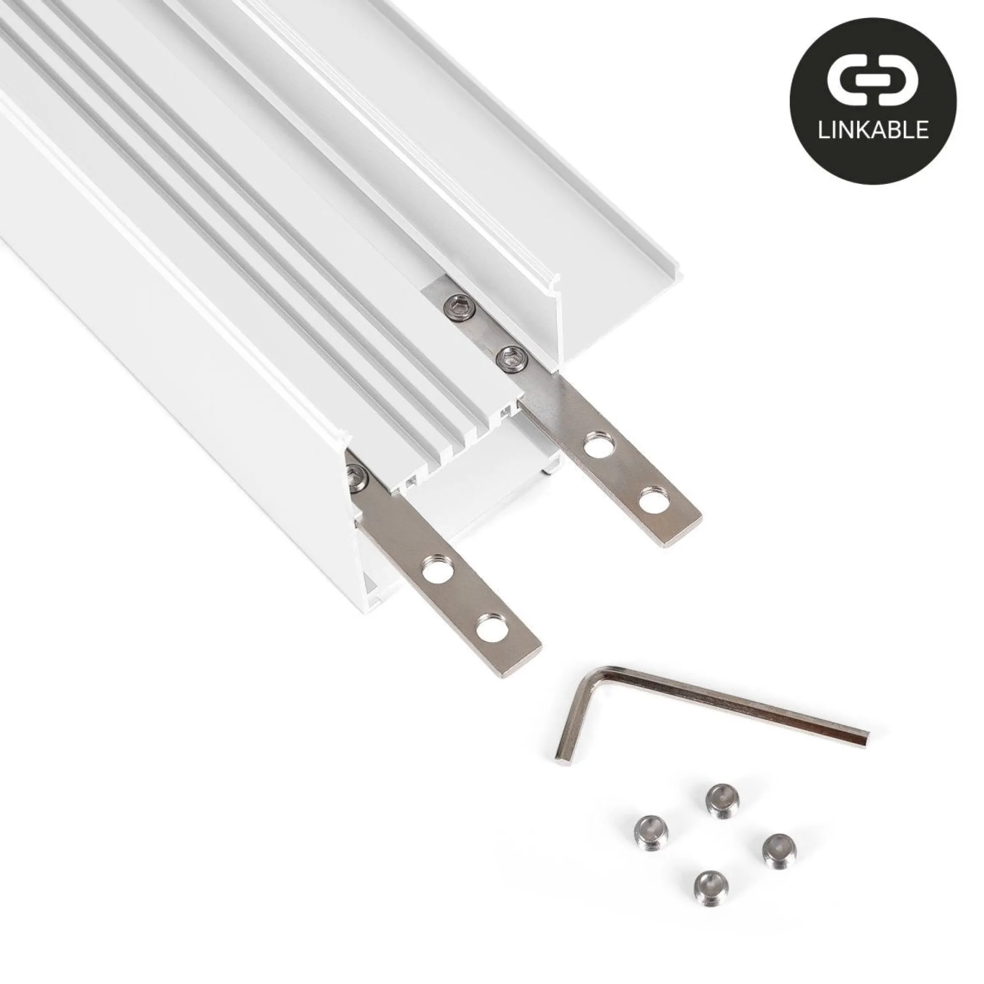 Luminaria lineal LED CCT - 40W - Suspensión / superficie - Potencia ajustable - 120cm