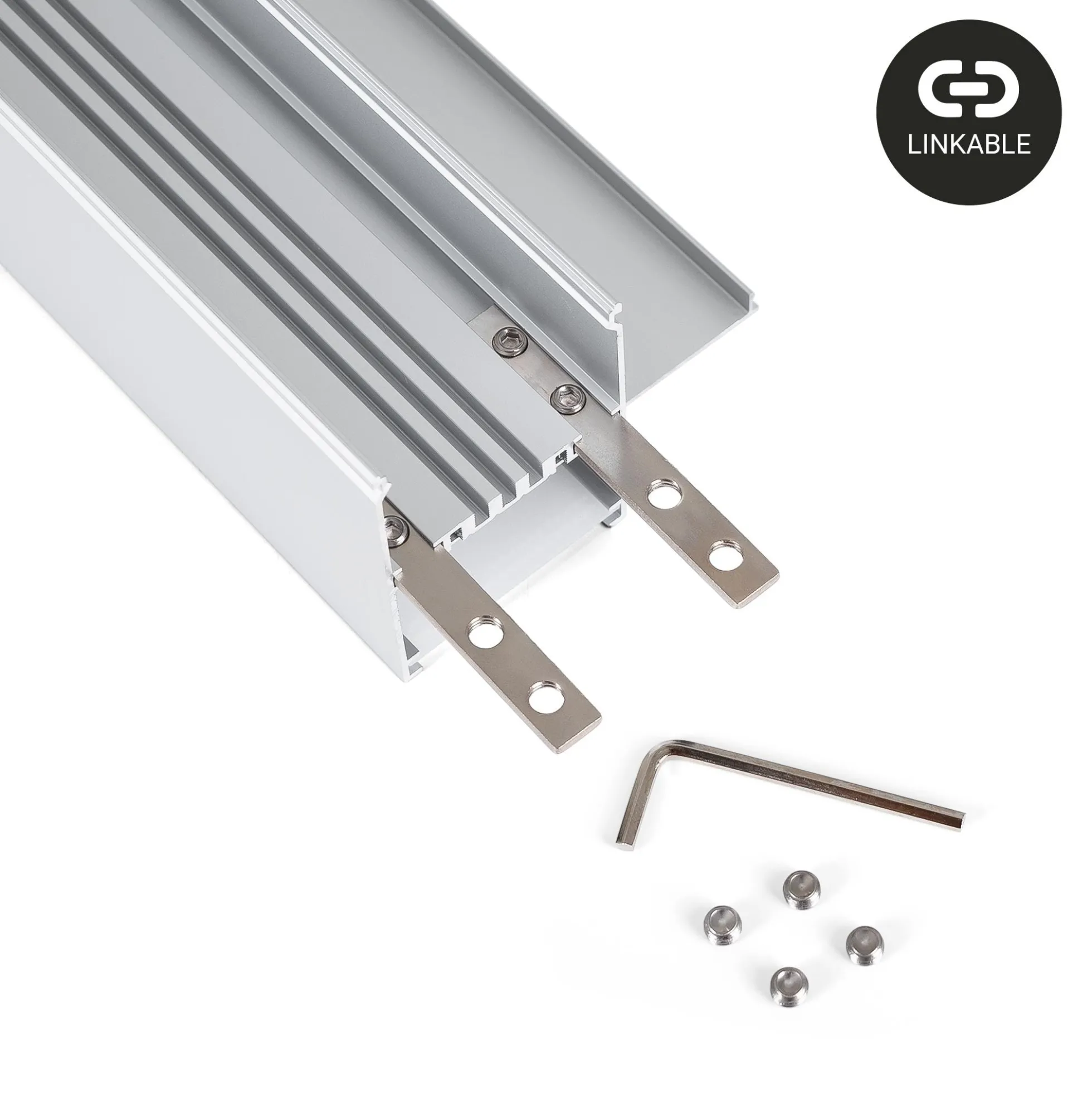 Luminaria lineal LED CCT - 40W - Suspensión / superficie - Potencia ajustable - 120cm