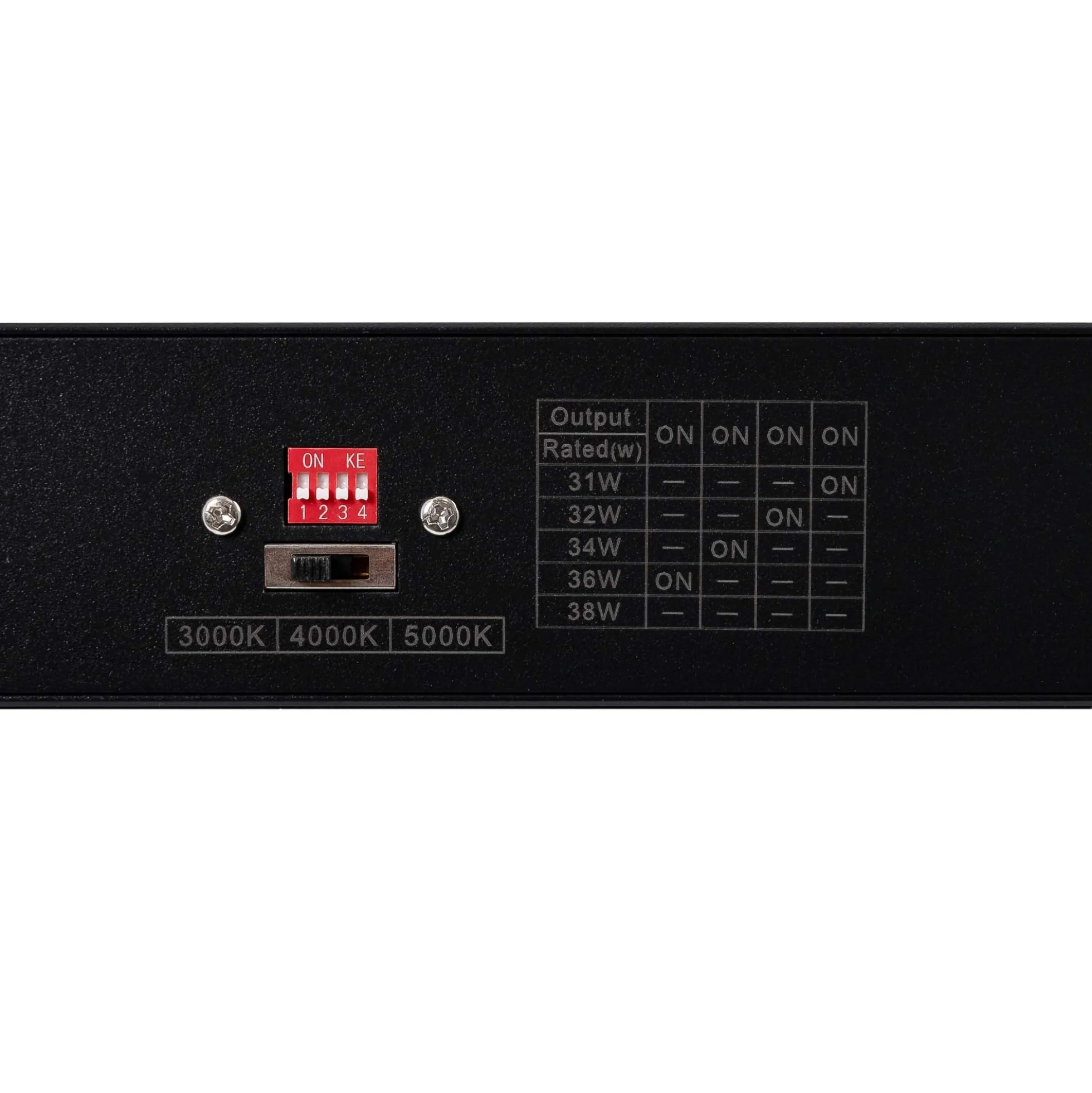 Luminaria lineal LED CCT - 40W - Suspensión / superficie - Potencia ajustable - 120cm