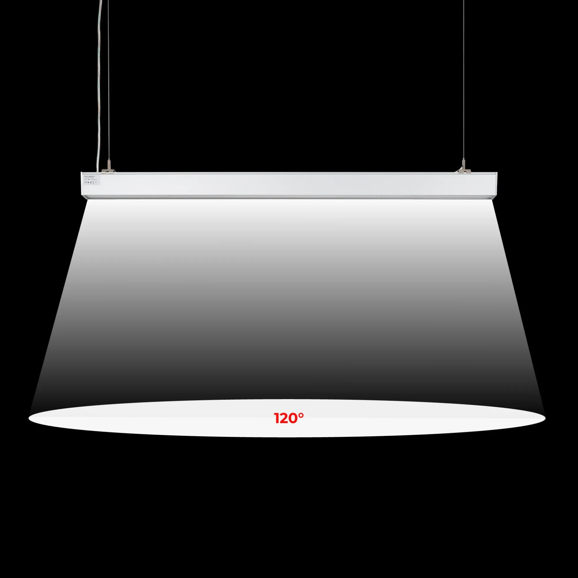 Luminaria lineal LED CCT - 40W - Suspensión / superficie - Potencia ajustable - 120cm