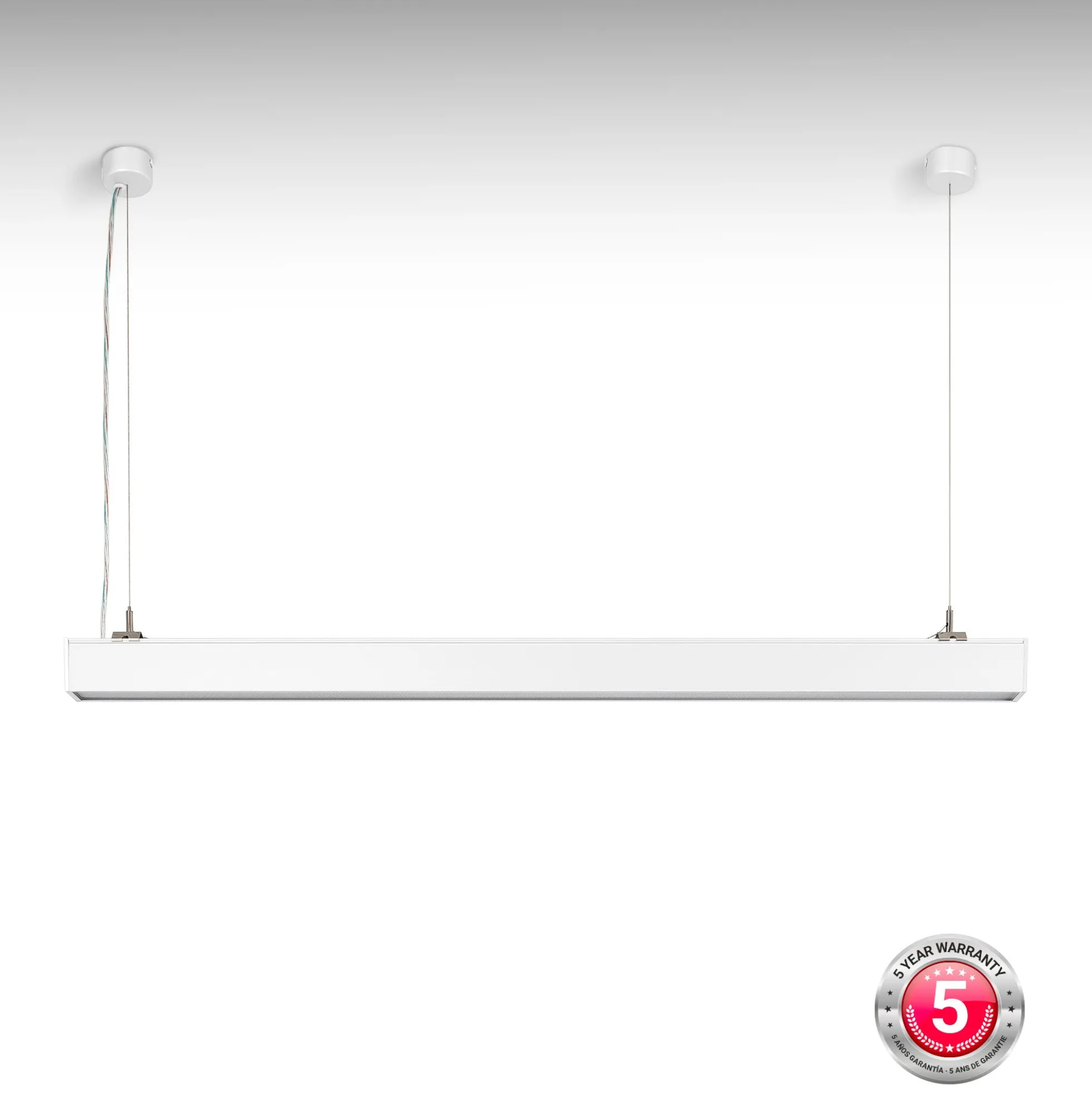 Luminaria lineal LED CCT - 40W - Suspensión / superficie - Potencia ajustable - 120cm