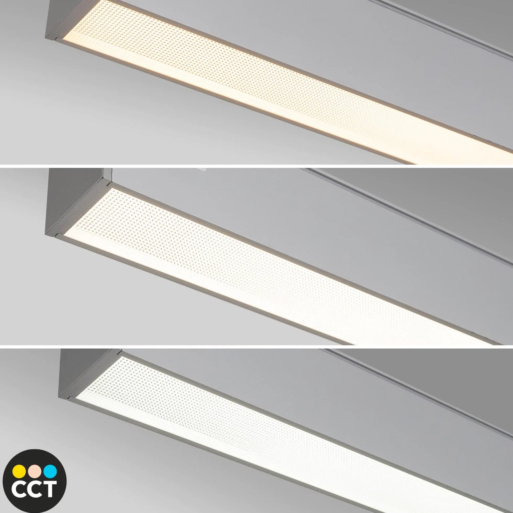 Luminaria lineal LED CCT - 40W - Suspensión / superficie - Potencia ajustable - 120cm