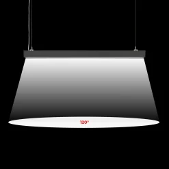 Luminaria lineal LED CCT - 40W - Suspensión / superficie - Potencia ajustable - 120cm
