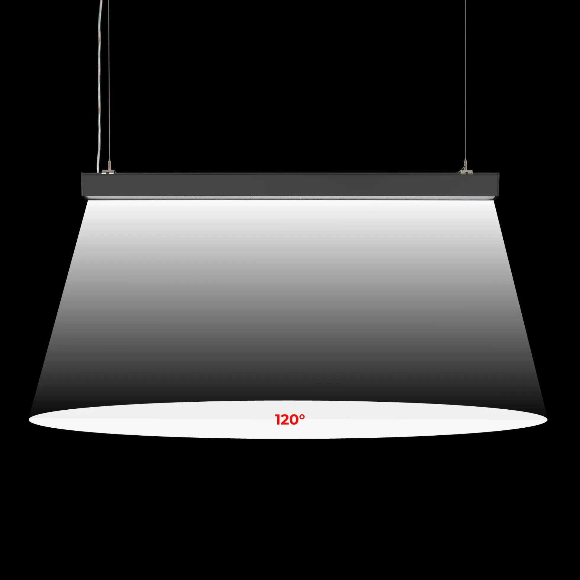 Luminaria lineal LED CCT - 40W - Suspensión / superficie - Potencia ajustable - 120cm