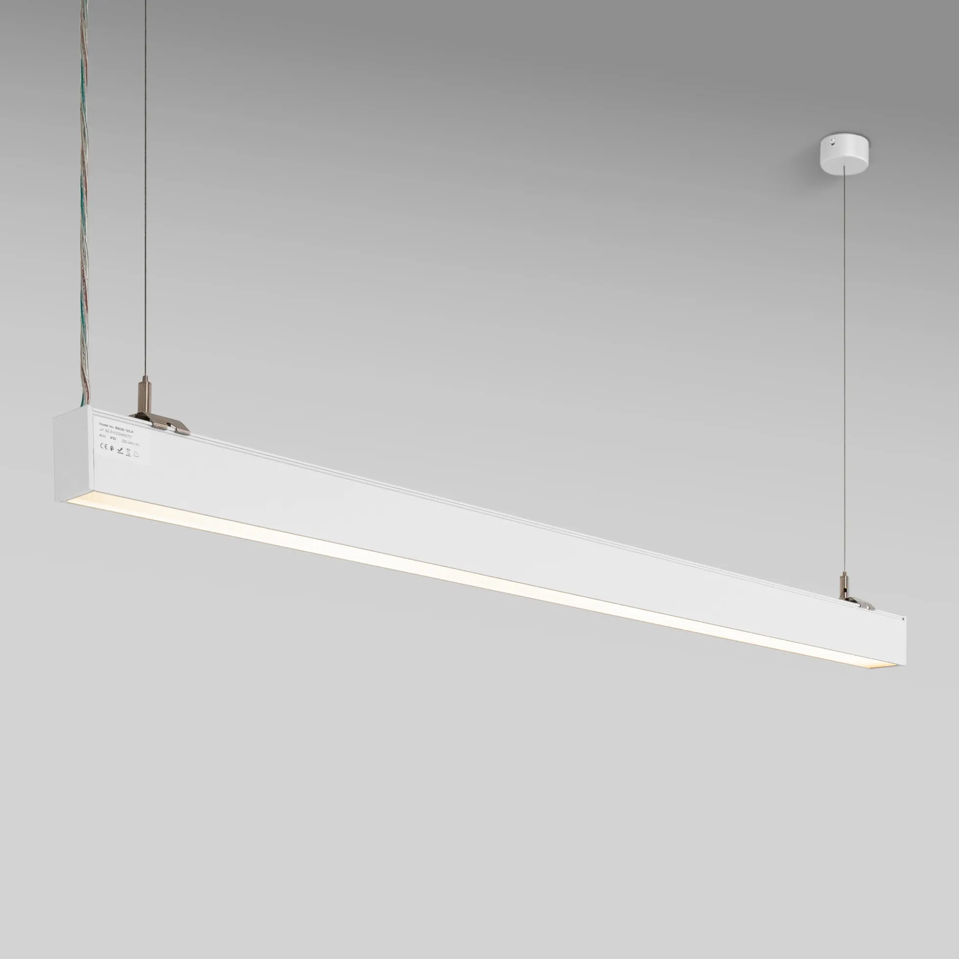 Luminaria lineal LED CCT - 40W - Suspensión / superficie - Potencia ajustable - 120cm
