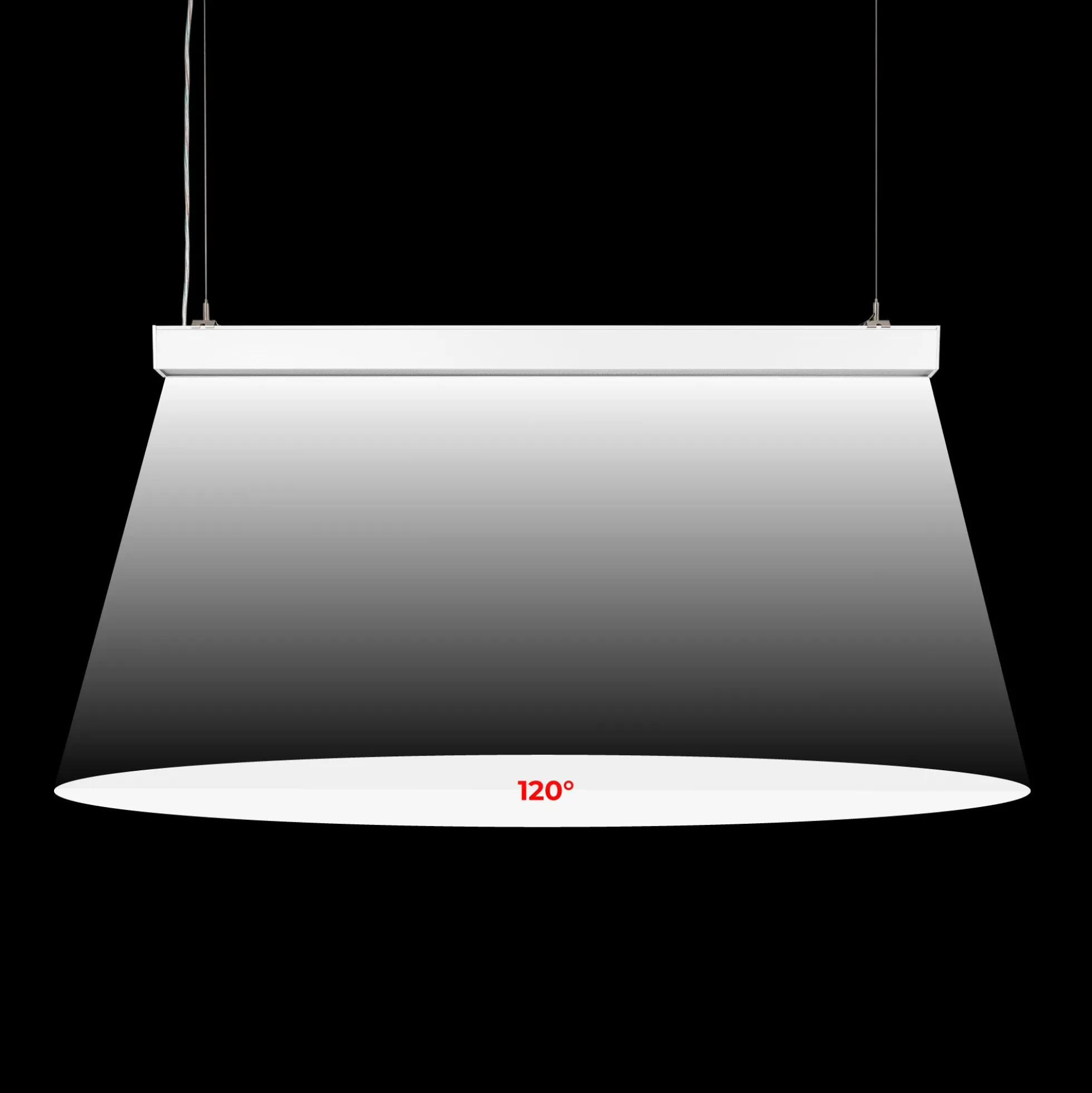 Luminaria lineal LED CCT - 40W - Suspensión / superficie - Potencia ajustable - 120cm