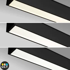 Luminaria lineal LED CCT - 60W - Suspensión / superficie - Potencia ajustable - 180cm