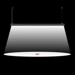 Luminaria lineal LED CCT - 60W - Suspensión / superficie - Potencia ajustable - 180cm
