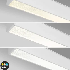 Luminaria lineal LED CCT - 60W - Suspensión / superficie - Potencia ajustable - 180cm
