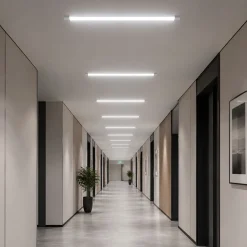 Luminaria lineal LED con caja de empalme - 3CCT - 40W - 120cm